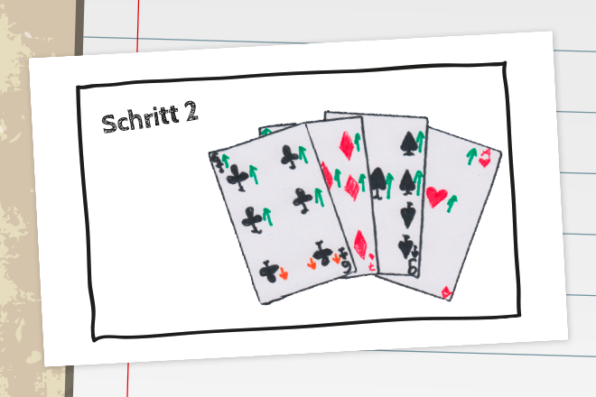 Schritt 2 Kartentricks